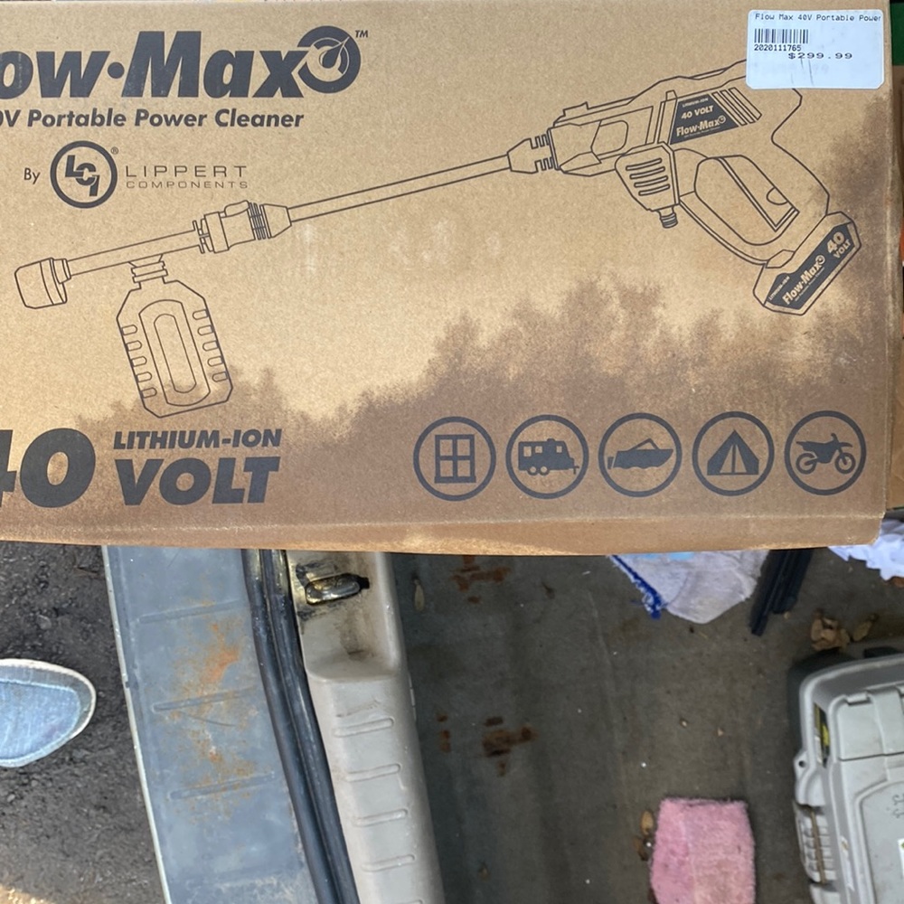 LCI flow max 40v portable power cleaner